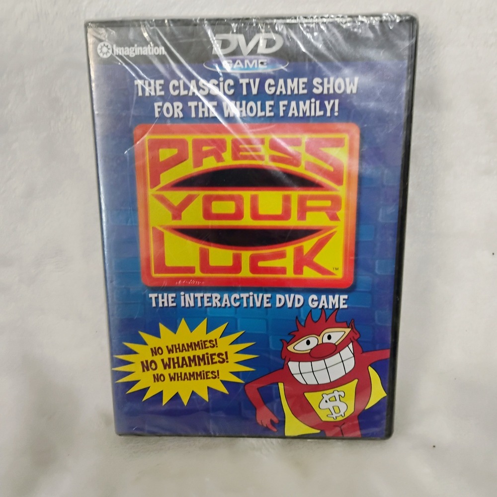 Press Your Luck The Interactive DVD Game Imagination Entertainment New Sealed P